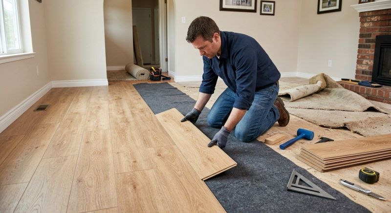 Laminate Floor Remodeling in Roswell, GA