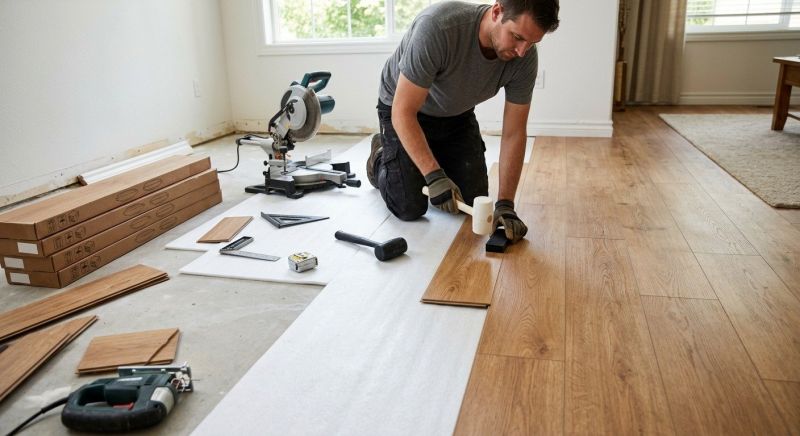 Laminate Floor Replacement in Forsyth County, GA