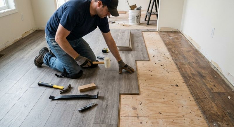 Laminate Floor Replacement in Gwinnett County, GA