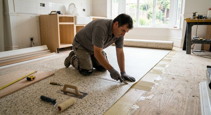 Linoleum Floor Installation in Roswell, GA