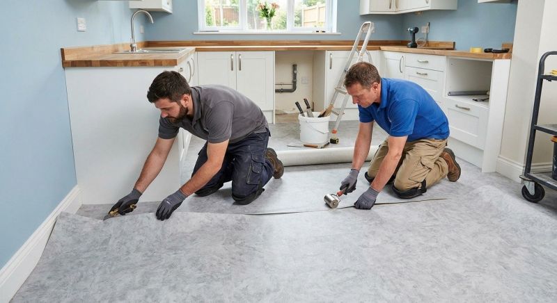 Linoleum Floor Installation in Roswell, GA