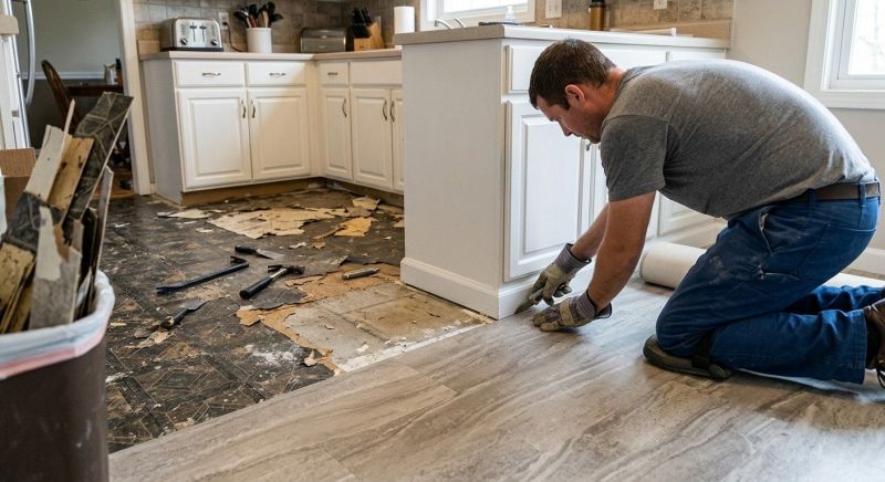 Linoleum Floor Installation in Lilburn, GA