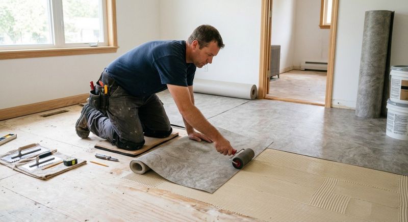 Sheet Flooring Installation in Alpharetta, GA