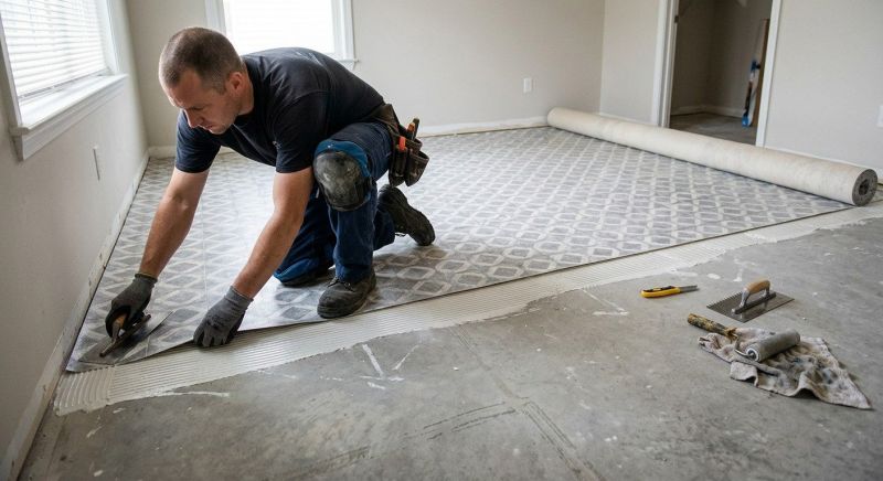 Sheet Flooring Installation in Cumming, GA