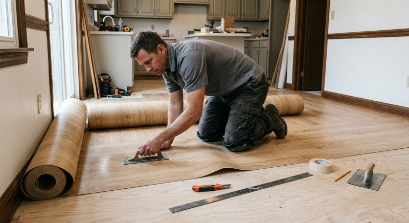 Sheet Flooring Installation in Forsyth County, GA