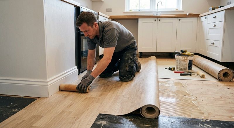 Sheet Linoleum Installation in Alpharetta, GA