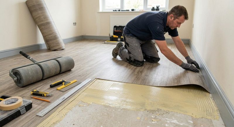 Sheet Linoleum Installation in Gwinnett County, GA