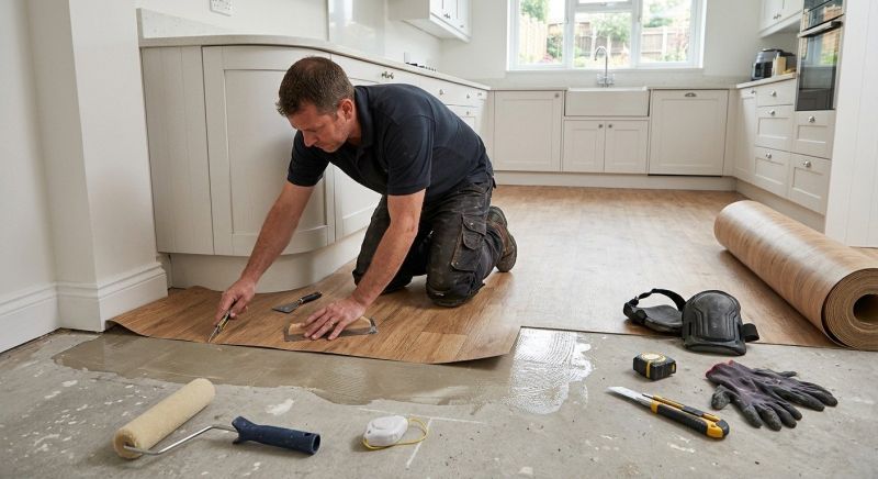 Sheet Linoleum Installation in Suwanee, GA