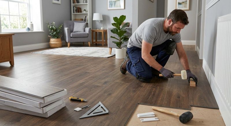 Vinyl Floor Remodeling in Roswell, GA