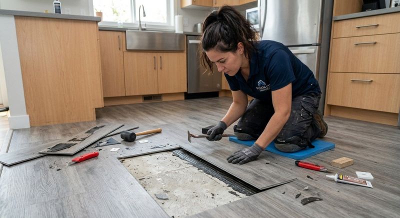 Vinyl Floor Repair in Cherokee County, GA