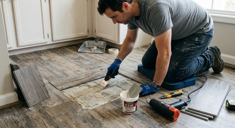 Vinyl Floor Repair in Forsyth County, GA