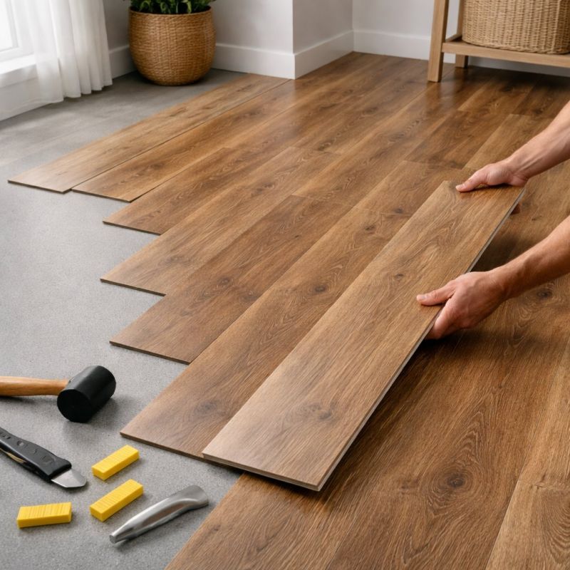 Vinyl Plank Floor Installation in Roswell, GA