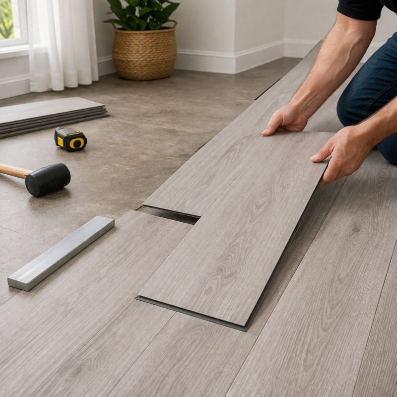 Vinyl Tile Replacement in Roswell, GA